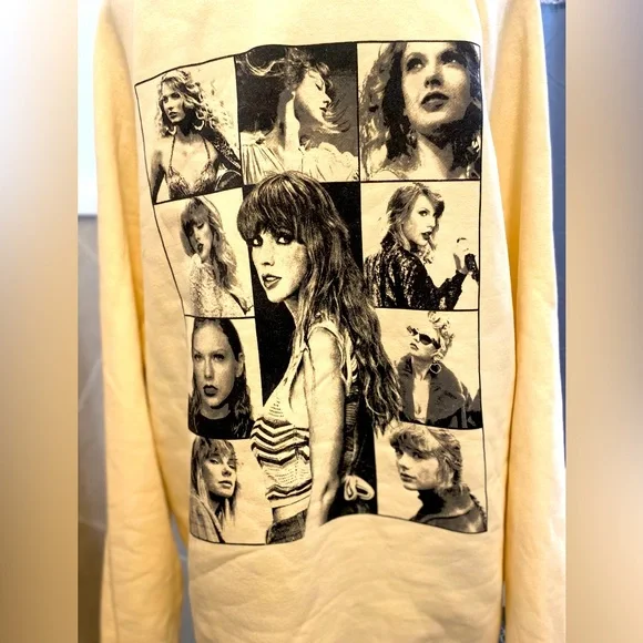 TAYLOR SWIFT OFficial 2023 the eras tour BEIGE HOODie - Picture 13 of 13